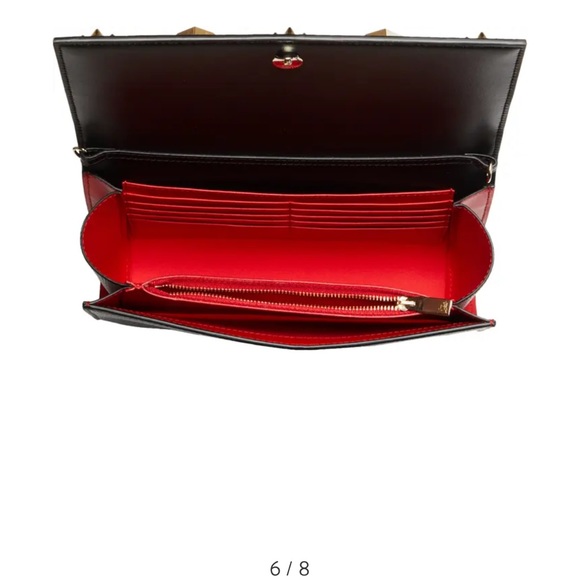 Christian Louboutin Paloma Spike Empire Leather Clutch - Picture 9 of 9